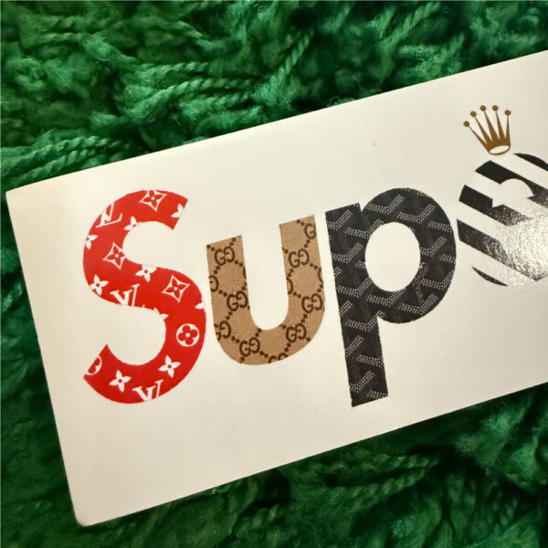 SuperMe Box Logo Sticker - Image 2