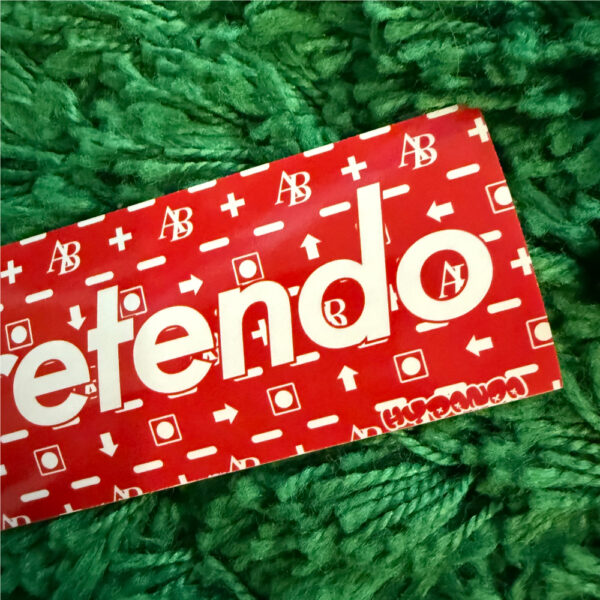 Suprtendo Box Logo Sticker - Image 3